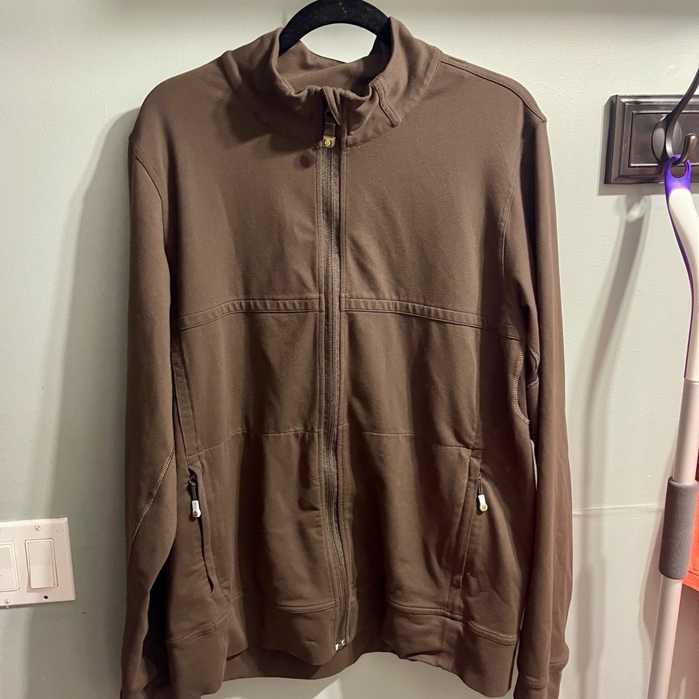 lululemon athletica Men's Brown Zip-Up jacket